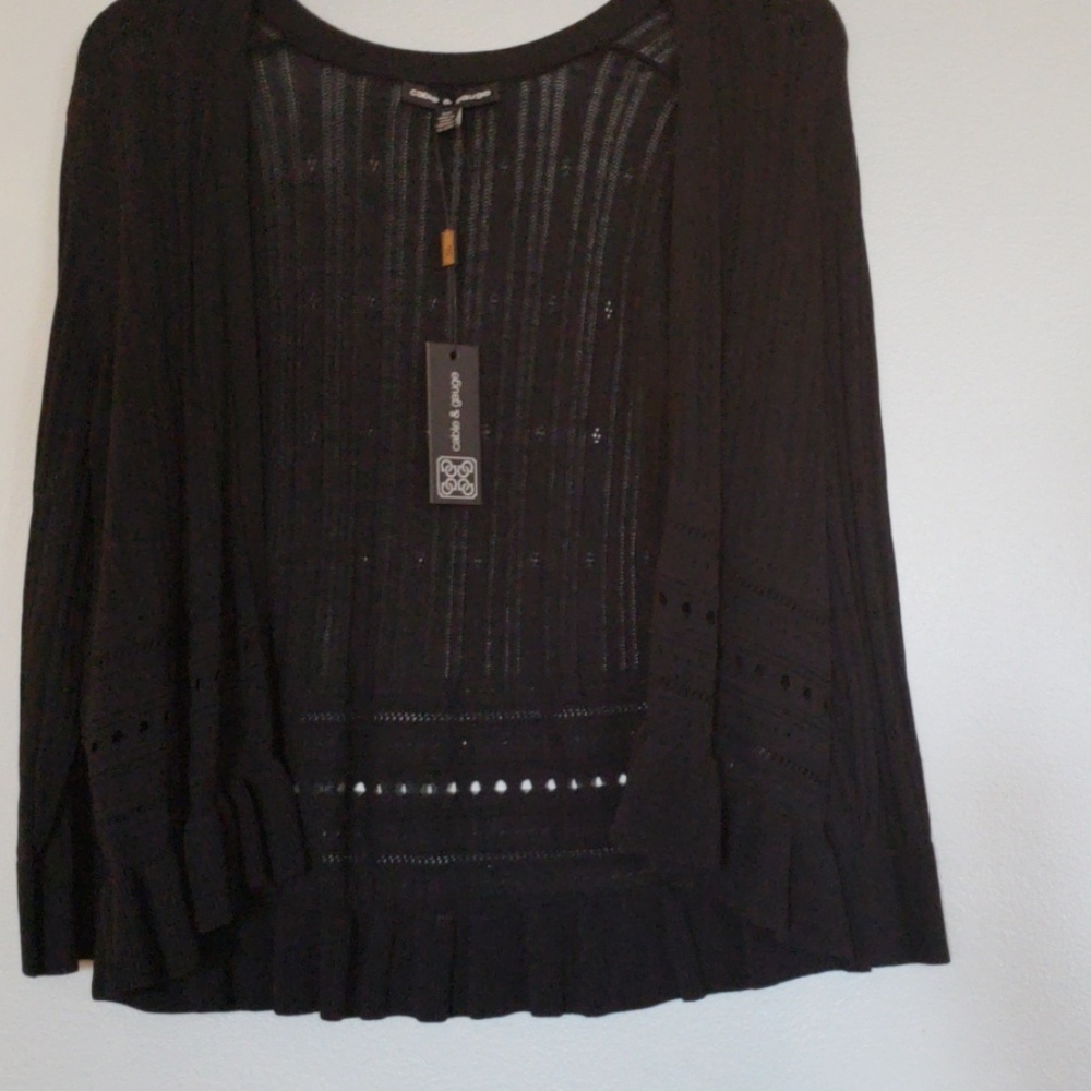 Cable&Gauge|  Black Cardigans